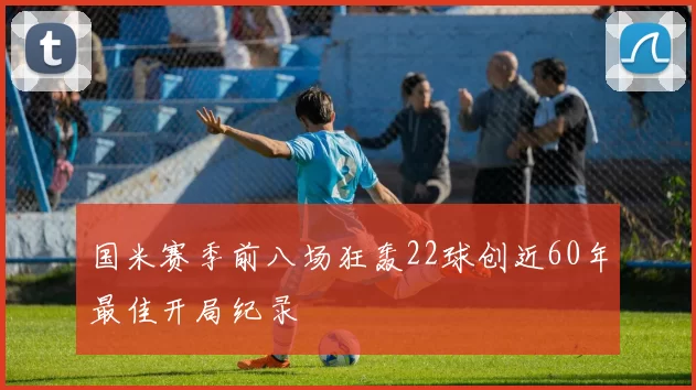 国米赛季前八场狂轰22球创近60年最佳开局纪录